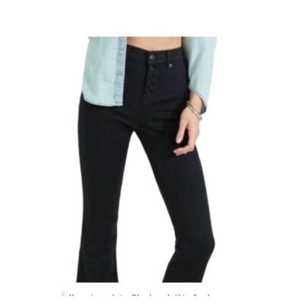 Stretch Slim Flare High Rise Short Jean